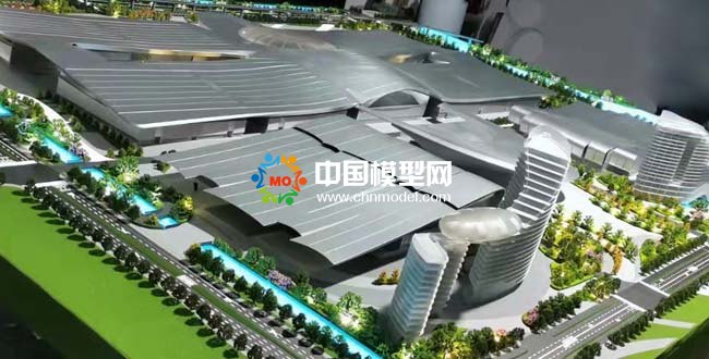 溫州國際博覽中心建筑模型